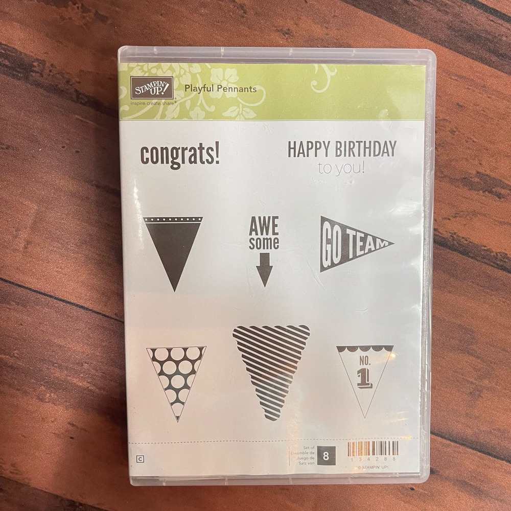 Stampin Up Playful Pennants Stamps Scrapbooking‎ Stamps Stampin' Up